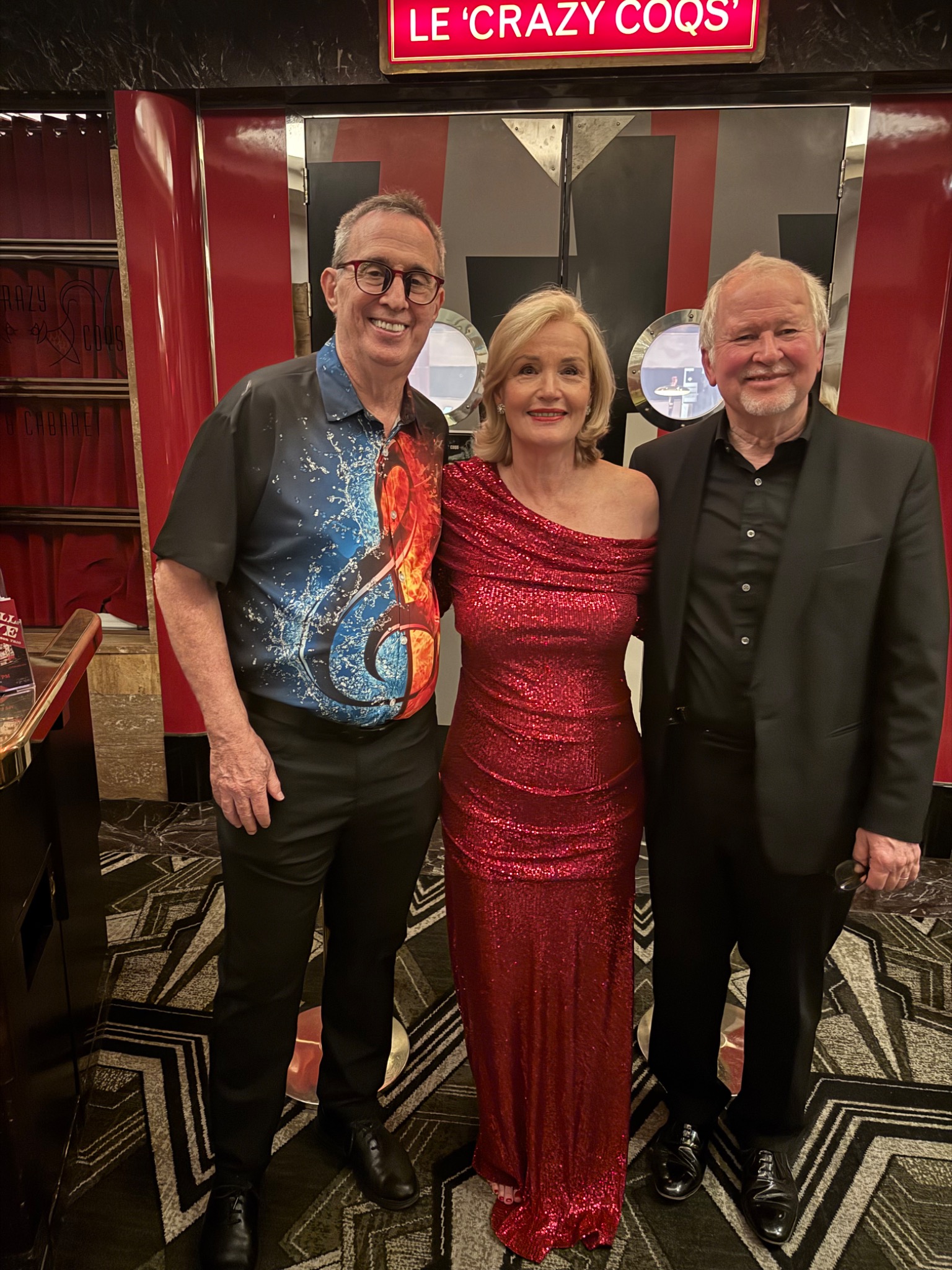 David Friedman, Nicky Gayner and Tom Wakeley together at The Crazy Coqs